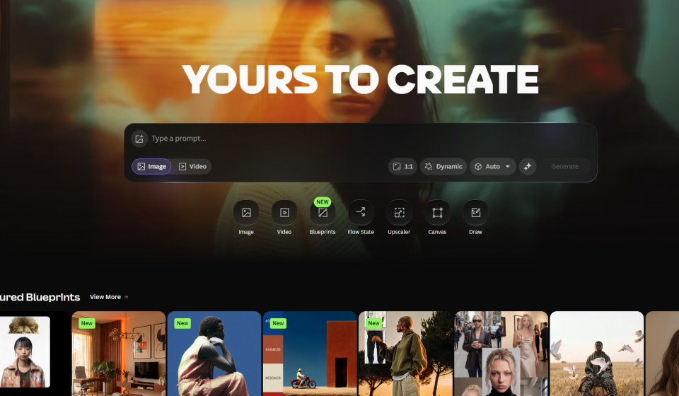 Leonardo.ai dashboard after login — first impression