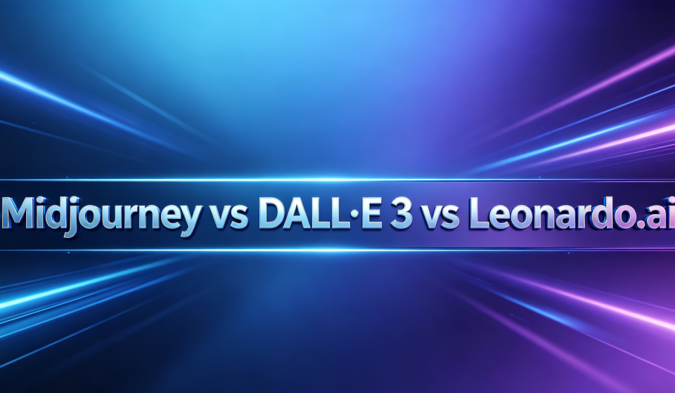 Midjourney vs DALL·E 3 vs Leonardo.ai
